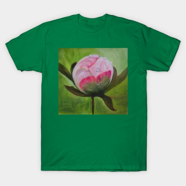 Peonies Bud T-Shirt by algill